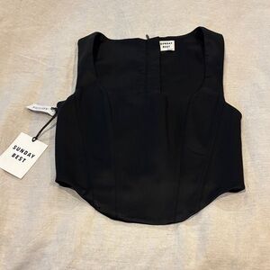 Sunday Best Shiloh satin top